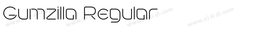 Gumzilla Regular字体转换